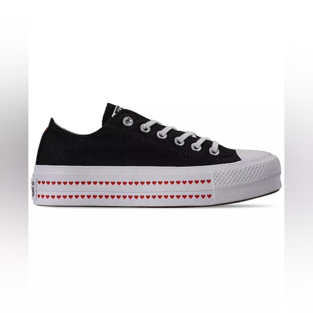 CONVERSE Chuck Taylor All Star Lift Love Fearlessly Low Top Casual Sneake…